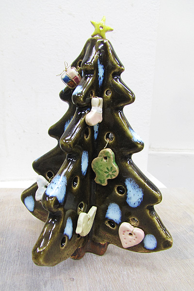 クリスマス　陶芸